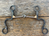 Dutton "A" Short Cavalry Bit - Twisted Copper (A-43)