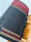Ortho Equine Saddle Blanket - Bar 8 Black & Red