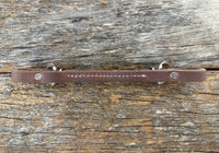 Dutton Sewn Leather Curb Strap