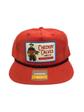 Rancho Relaxo Hat Co - 256 Checkin' Calves Orange