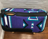 Wool Top Felt Bottom Saddle Pad - Purple