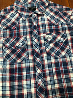 Kimes Ranch - Danford Short Sleeve Dress Shirt (Blue)