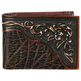 Red Dirt Hat Co Wallet - Floral Embossed Overlay