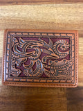 Justin Bifold Wallet - Maroon Inlay