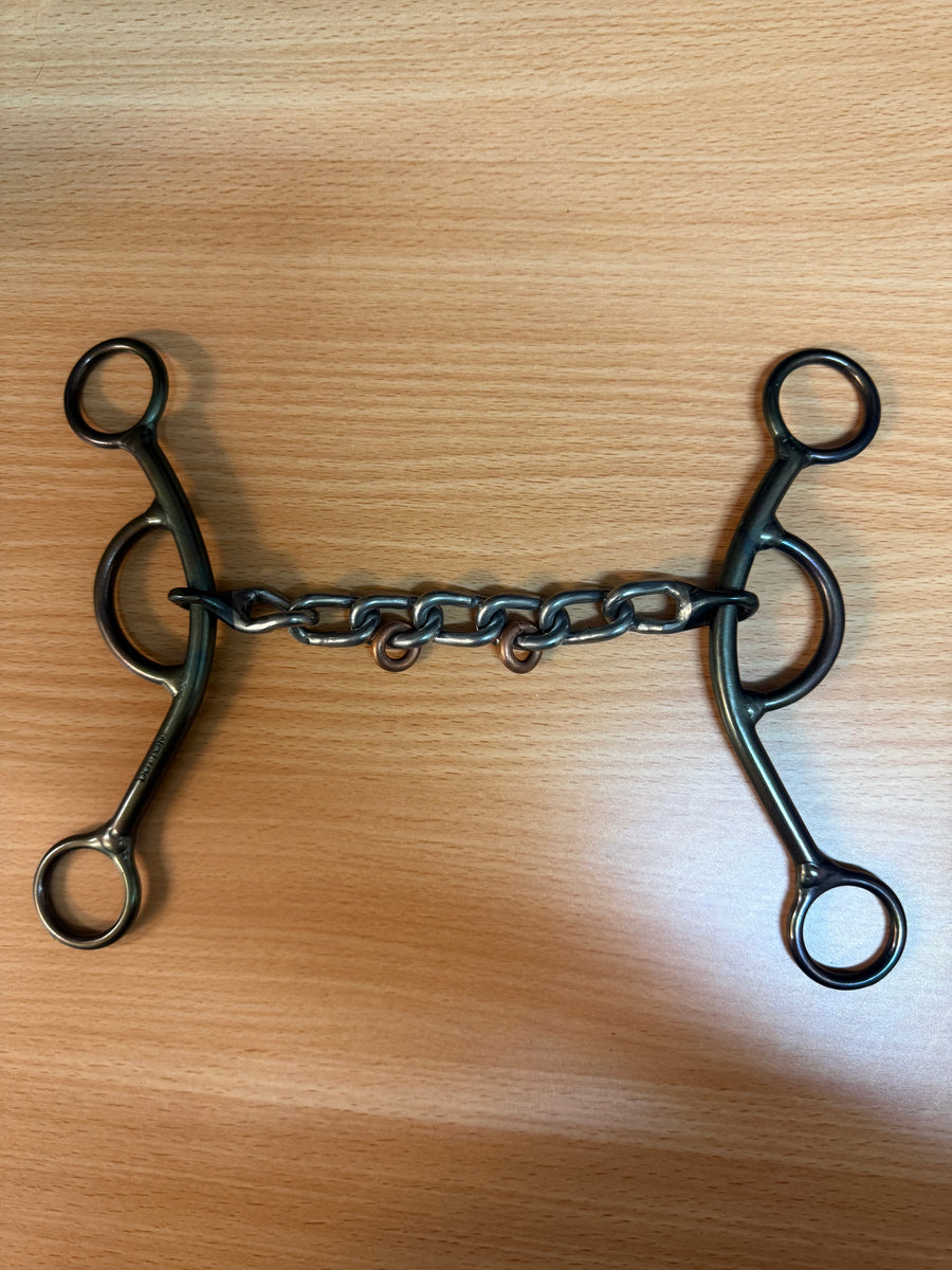 Dutton 'LZ' Bit - Straight Chain (LZ-CH) – The Cowboy's Closet