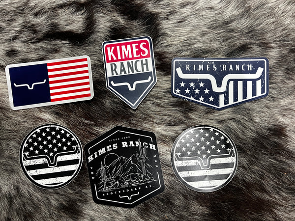 Kimes Ranch Sticker 6 Pack (2)