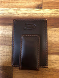 Justin Slim Card Wallet - Yoke With Denim Inlay