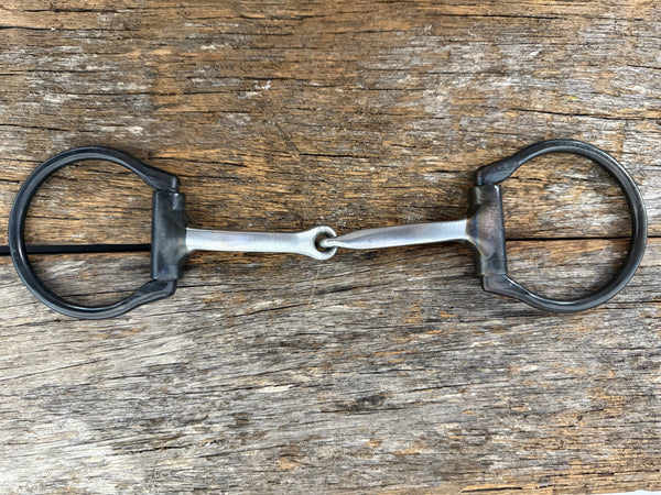 Dutton "43" D-Ring Snaffle Bit - Square Two Piece Smooth (43-64)