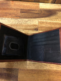 Justin Bifold Wallet - Tooled Cowhide