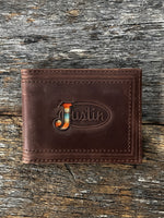 Men's Leather Wallet - Card Wallet with Cash Clip