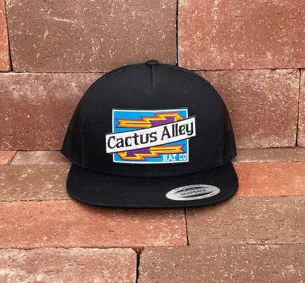 Cactus Alley Hat Co - Aztec Black/Black Mesh