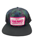 King Ropes Patch Trucker Cap - Full Mesh Tropical