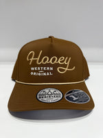 Hooey OG Cap - Brown with Tan/White Stitching