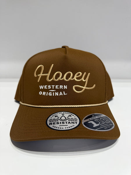 Hooey OG Cap - Brown with Tan/White Stitching