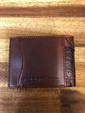 Red Dirt Hat Co Wallet - Floral Embossed Overlay