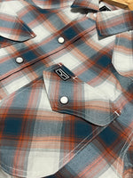 Kimes Ranch - Men's Long Sleeved Shirt Hays (Mid Blue)