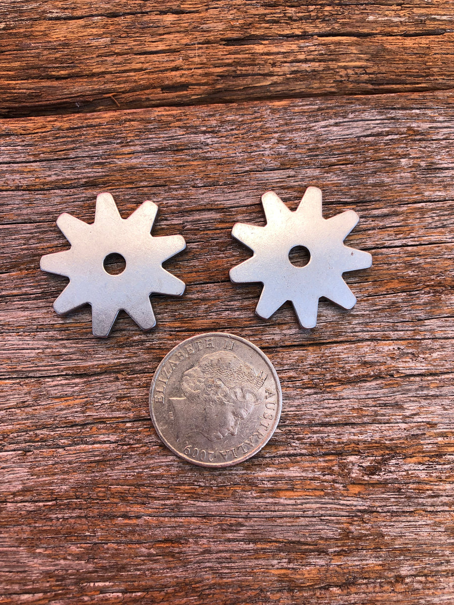 Dutton Spur Rowels - Brushed 9pt. – The Cowboy's Closet