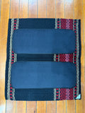 Ortho Equine Saddle Blanket - Bar 8 Black & Red