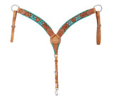 Nyssa Tack Set - Carved & Painted With Whipstitch