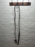 8" X 5/8" Leather Weighted Split Reins