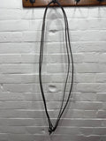 7" X 5/8" Smooth Leather Split Reins (Deep Brown)
