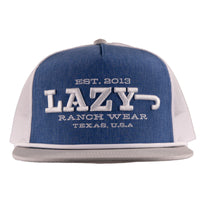 Lazy J Ranch Wear Cap - Blue/White Dime Box