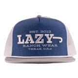 Lazy J Ranch Wear Cap - Blue/White Dime Box