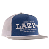 Lazy J Ranch Wear Cap - Blue/White Dime Box