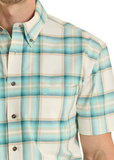 Rock & Roll  - Teal Short Sleeve Shirt (BMB3S08651)