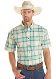 Rock & Roll  - Teal Short Sleeve Shirt (BMB3S08651)