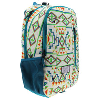 Hooey Rockstar Cream/Teal W/Breaded Pattern Backpack