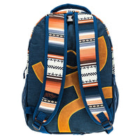 Hooey Recess Backpack Baked Clay/Whitecap Grey With Serape Pattern
