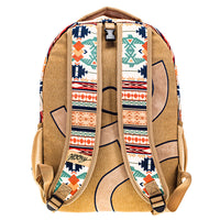 Hooey Recess Backpack Honey Mustard/Ombre Blue With Thunderbird Pattern