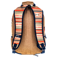 Hooey Rockstar Backpack Simply Taupe/Cordovan with Nomad Pattern