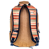 Hooey Rockstar Backpack Simply Taupe/Cordovan with Nomad Pattern