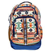 Hooey Ox Backpack Tan/Blue Aztec
