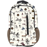 Hooey Rockstar Backpack Cream/Tan Print