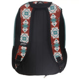 Hooey Rockstar Backpack Teal/Rust Aztec