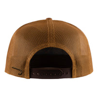 Lazy J Ranch Wear Cap - Brown Quilted Hard Day