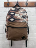 Hooey Recess Backpack Whitecap Grey/Portabella With Black Saddleblanket Pattern