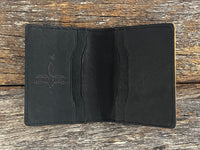 Men's Leather Wallet - Card Wallet with Stitching