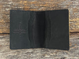 Men's Leather Wallet - Card Wallet with Stitching