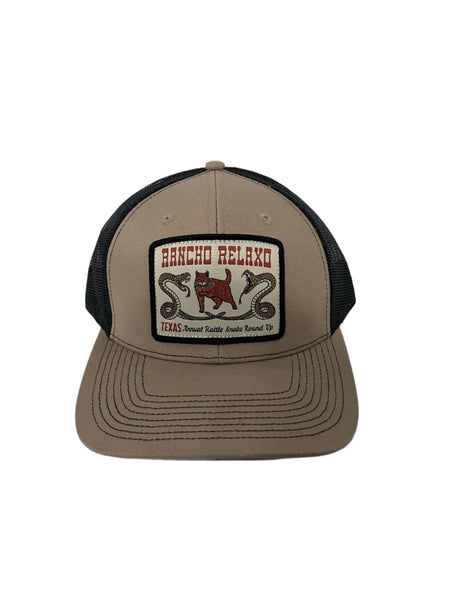 Rancho Relaxo Hat Co - Rattle Snake Brown/Black