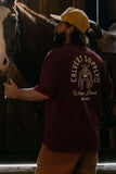 Calvert Supply Tee - Lasso Maroon