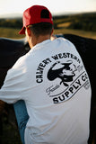Calvert Supply Tee - Burnin' Bill White