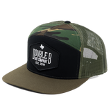 Double B Hat Co - Camo 7 Panel