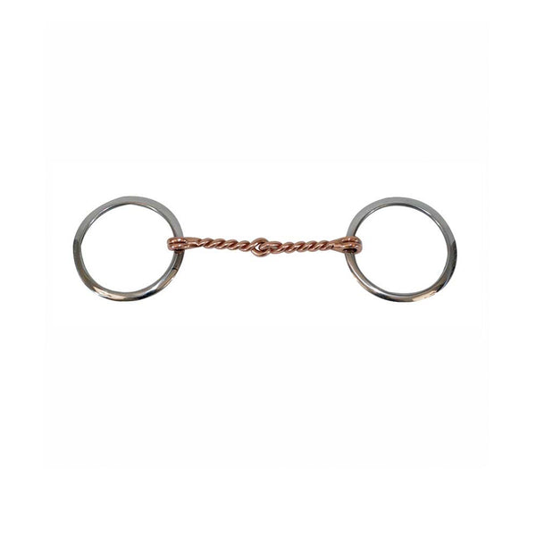 Copper Twisted Wire Snaffle 5"