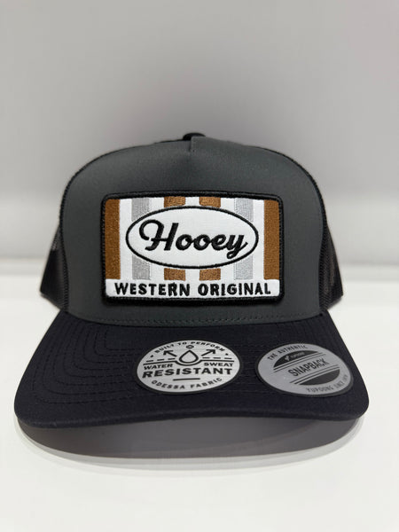 Hooey - Sudan Grey/White 5 Panel Cap