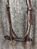 Latigo Leather Browband Bridle
