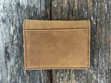 Men's Leather Wallet - Card Wallet with Stitching